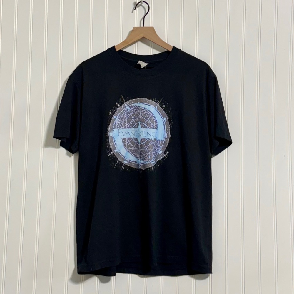 Evanescence 2011 Astrology Celestial Logo Shirt Large Hot Topic‎ Band Nu Metal
